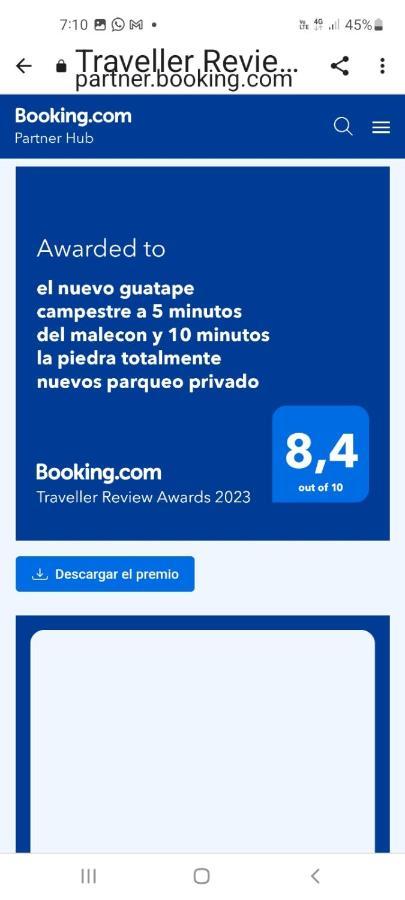 El Paraiso Paisa 5 Minutos Del Malecon Parqueadero Privado A Guatapé Eksteriør billede